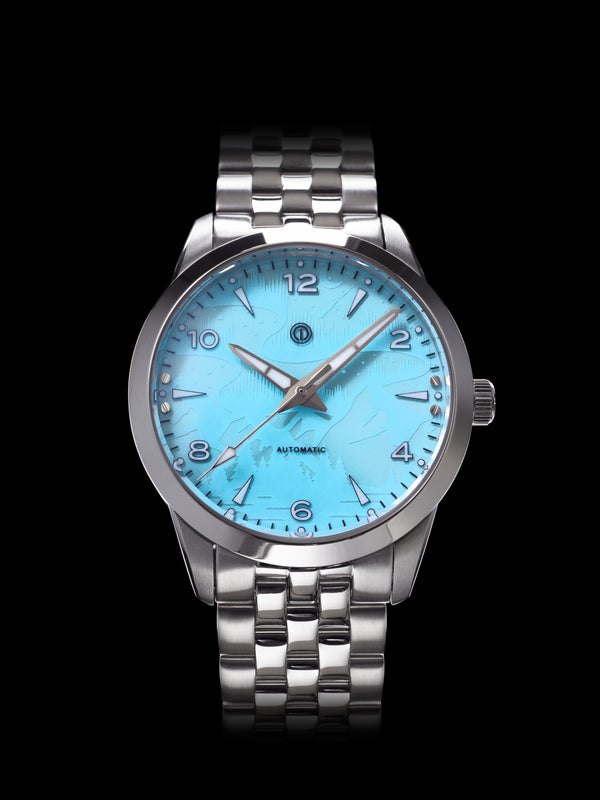 NOR-LIGHT: "BLUE NO DATE SAPPHIRE DIAL" MODEL NL-11  [ESTIMATED DELIVERY: JUNE 2024]