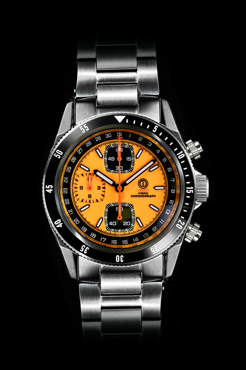 TURRET MARINE CHRONOGRAPH V2 BISMARCK YELLOW MODEL TRC-21B (BRACELET)