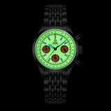 HERITAGE 38 CHRONOGRAPH VINTAGE SALMON MODEL: HTC-05 (ESTIMATED DELIVERY AUGUST 2026)