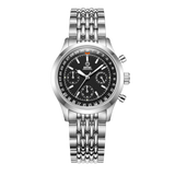 HERITAGE 38 CHRONOGRAPH CLASSIC BLACK MODEL: HTC-01 (ESTIMATED DELIVERY AUGUST 2026)