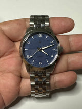 AWAGAMI FACTORY X MMI WATCHES: "BLUE WASHI DIAL" MODEL NL-02 (PROTOTYPE - REFURBISHED) (DELIVERY: 1ST WEEK OF JUNE 2026)