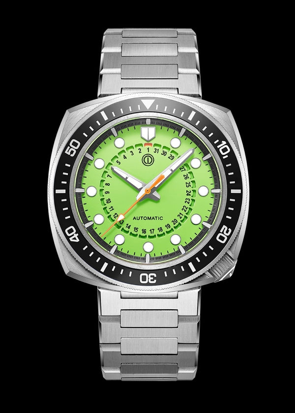 CUTTLECHRON 316L SS LIME GREEN MODEL: CCS-04