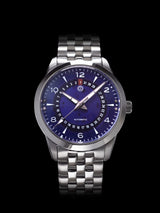 NOR-LIGHT: "PURPLE DATE SAPPHIRE DIAL" MODEL NL-08