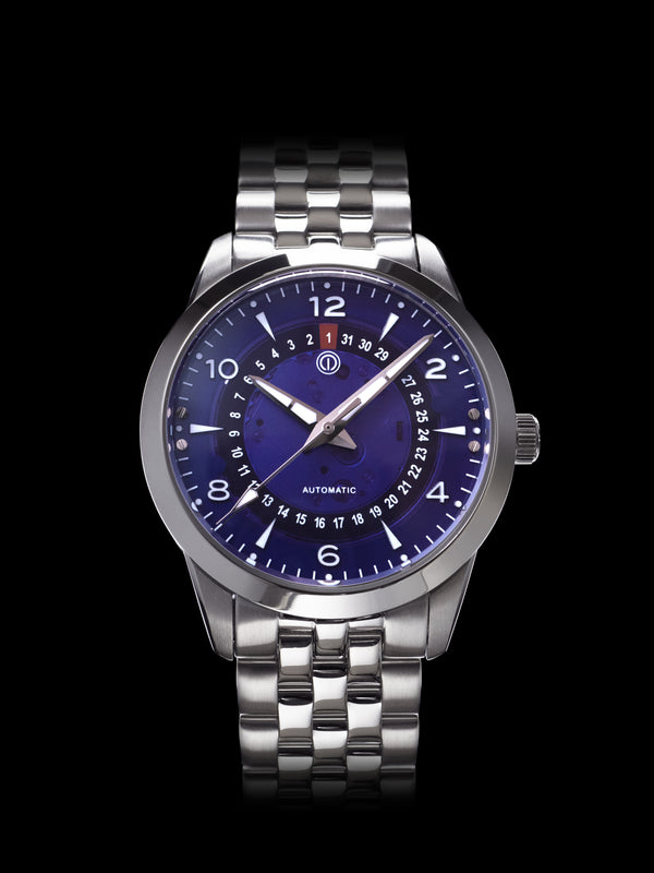 NOR-LIGHT: "PURPLE DATE SAPPHIRE DIAL" MODEL NL-08  [ESTIMATED DELIVERY: END OF MAY 2024]