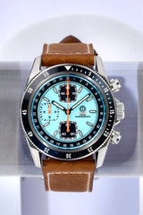 TURRET MARINE CHRONOGRAPH V2 ICE BLUE MODEL TRC-22L (LEATHER/RUBBER STRAPS) [DELIVERY: 15TH MARCH 2024]