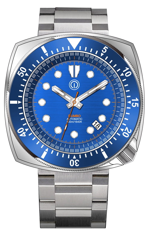 DUMBO 500M DIVE WATCH 316L NH35 "STEEL BRACELET PACKAGE" DB2NHS