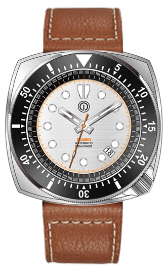 DUMBO 500M DIVE WATCH 316L NH35 "LEATHER PACKAGE" DB7NHS