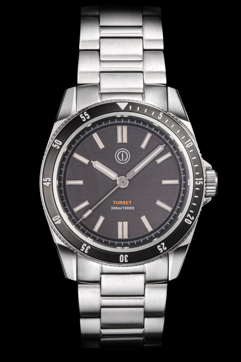 Turret 300M - Model: TR3-WL (GUNMETAL GREY) (NO DATE) (NH35)