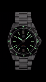 Turret 300M - Model: TR1-OR (STEEL BLACK) (NO DATE) (OLD RADIUM) (NH35)